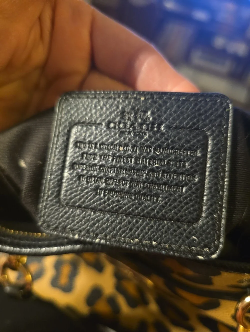 Coach x Baseman Wild Beast Ocelot Black & Tan Leather Prairie Satchel/Tote!
